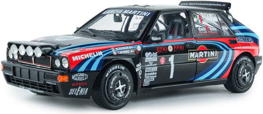 Available To Order – Lancia Delta HF Integrale Tribute To Biason Black Sacco Rallye Monte Carlo 1990 1:18 Solido Model (SOL 1807809)