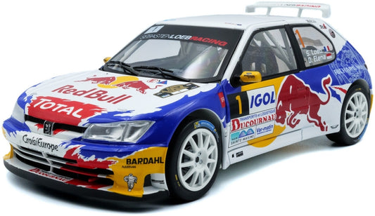 Available to Order – Peugeot 306 Maxi White #1 S.Loeb/D.Elena Rally Du Var 2017 1:18 (SOL 1808308)