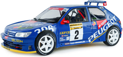 Available to Order – Peugeot 306 Maxi Blue #2 J.Ascona J.Billmaier Rally De Aviles 1997 1:18 (SOL 1808309)