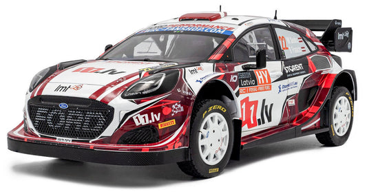 Available to Order – Ford Puma RALLY1 Hybrid White #22 M.Sesks R.Francis Tet Rally Latvia 2024 1:18 (SOL 1809507)