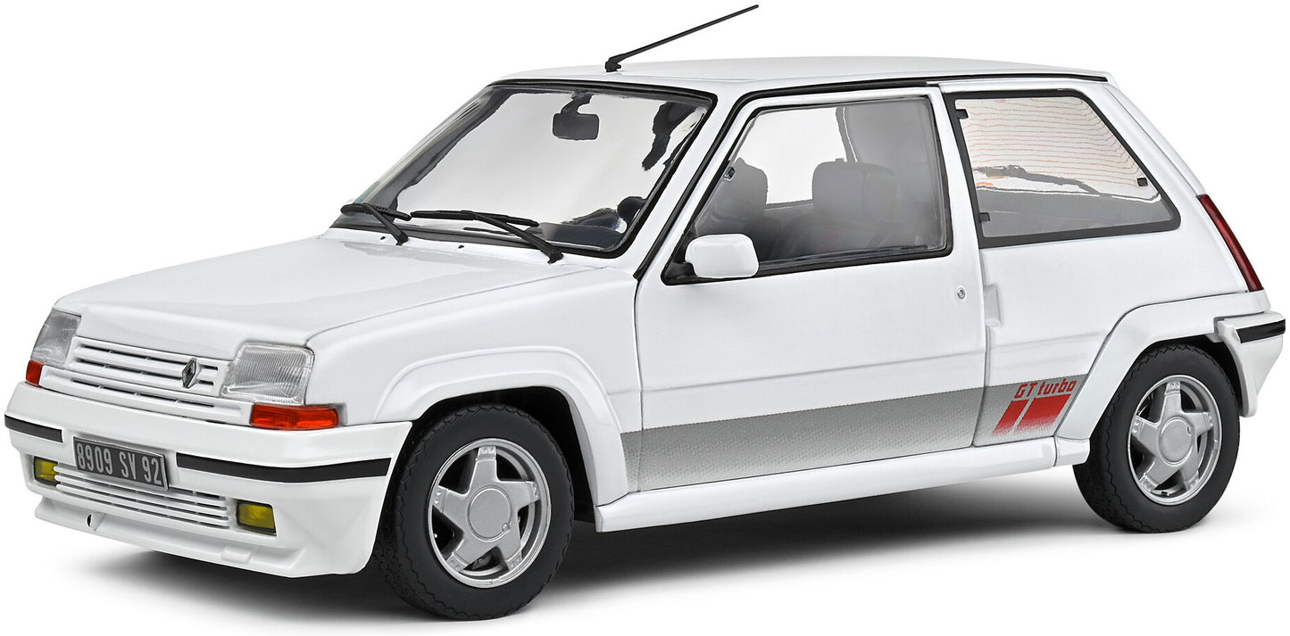 Available to Order – Renault 5 GT Turbo MK2 White 1989 1:18 (SOL 1810002)