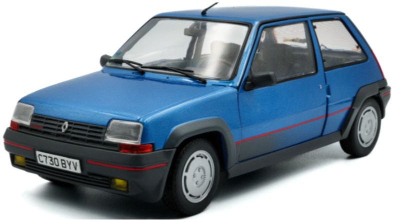 Available to Order – Renault 5 GT Turbo MK1 Bleu Alpine 1985 1:18 (SOL 1810004)