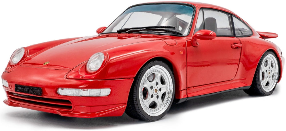 Available To Order – Porsche 911 (993) Carrera RS Indischrot 1997 1:18 Solido Model (SOL 1810104)