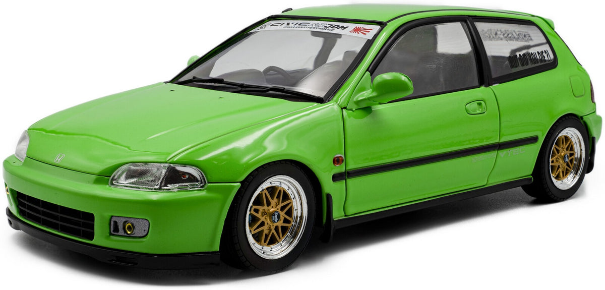 Honda Civic (EG6) Solido Works Neon Green 1991 1:18 Solido Model