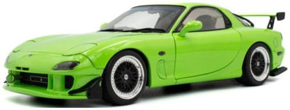 Available to Order – Mazda RX7 FD3RS Solido Works Neon Green 1999 1:18 (SOL 1810606)
