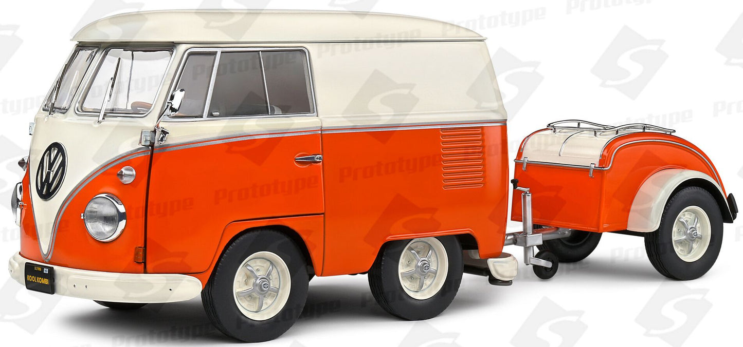 Available to Order – Kool Kombi Orange 1950 1:18 (SOL 1810902)