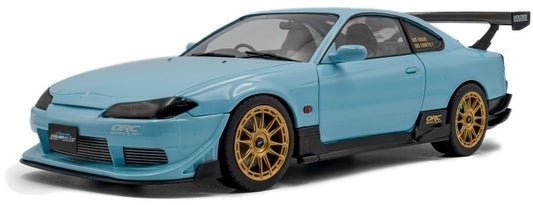 Nissan Silvia (S15) SPEC-R Aero Solido Works Baby Blue 1999 1:18 Solido Model