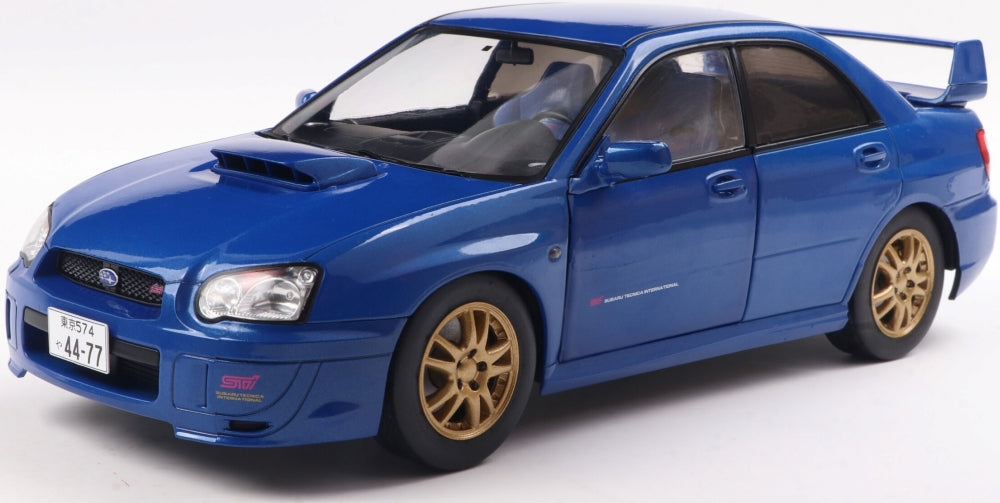 Available to Order – Subaru Impreza WRX STI Sonic Blue 2003 1:18 (SOL 1812301)