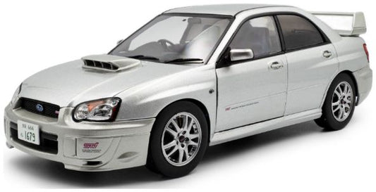 Available to Order – Subaru Impreza WRX STI Premium Silver Effect 2003 1:18 (SOL 1812303)
