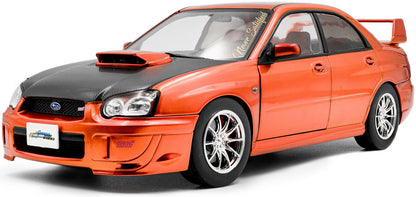 Subaru Impreza WRX STI Orange Metallic 2003 1:18 Solido Model