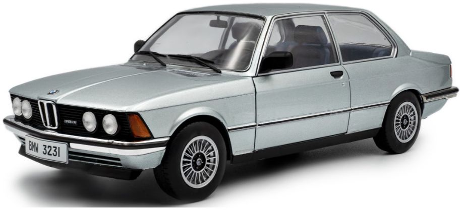 BMW E21 323i Saphire Blue Metallic 1980 1:18 Solido Model