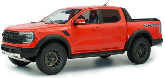 Available to Order – Ford Ranger Raptor Orange Raptor 2024 1:18 (SOL 1813901)