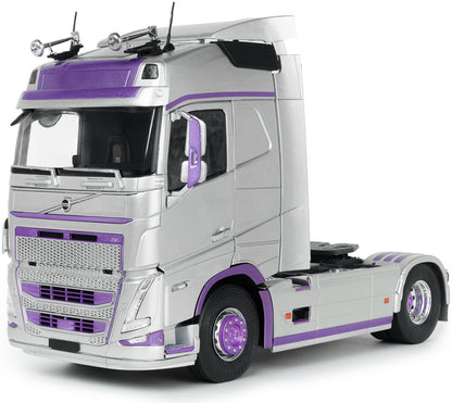 Available to Order – Volvo Trucks FH Globetrotter XL Silver & Purple 2023 1:24 (SOL 2400105)