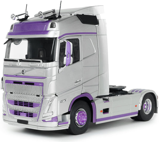 Available to Order – Volvo Trucks FH Globetrotter XL Silver & Purple 2023 1:24 (SOL 2400105)