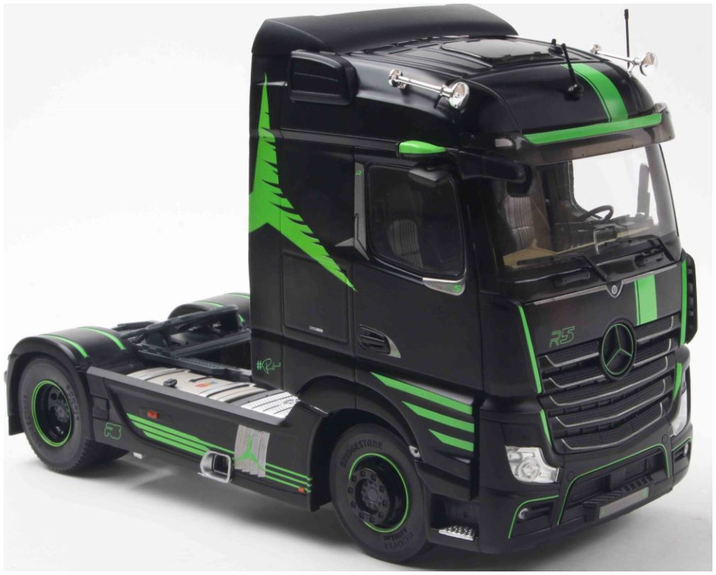 Available to Order – Mercedes Benz Actros R5 Italian Collection Black 2021 1:24 (SOL 2400204)