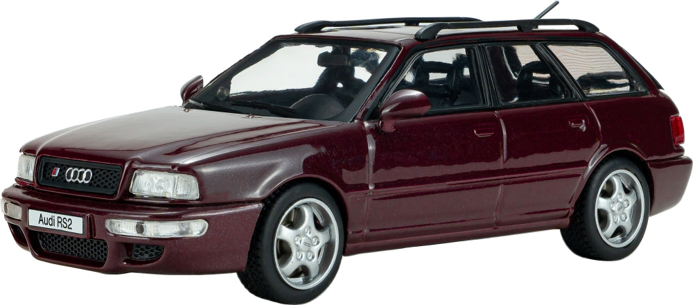 Audi Avant RS2 Ruby Red 1995 1:43 Solido Model