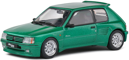 Peugeot 205 Dimma Green 1992 1:43 Solido Model
