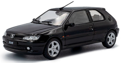 Peugeot 306 S16 Noir Onyx 1994 1:43 Solido Model