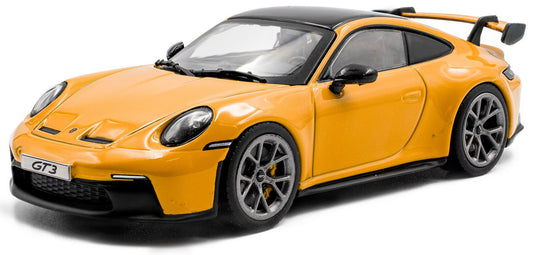 Porsche 992 GT3 Yellow 2023 1:43 Solido Model