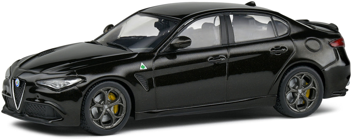 Available To Order – Alfa Romeo Giulia Quadrifoglio Black 1:43 Solido Model (SOL 4313107)
