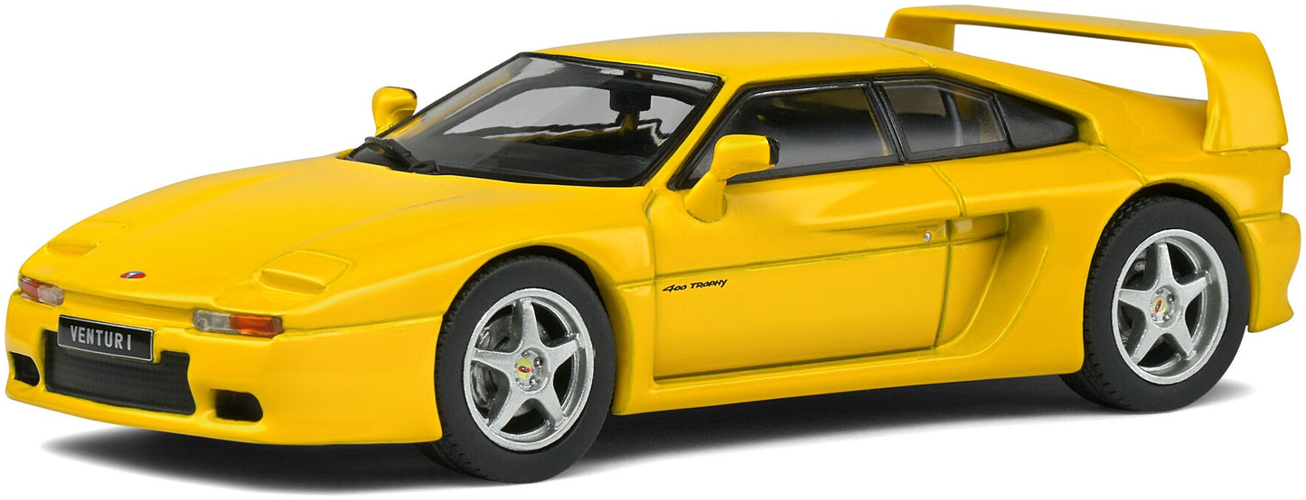 Available To Order – Venturi 400 GT Yellow 1:43 Solido Model (SOL 4313402)