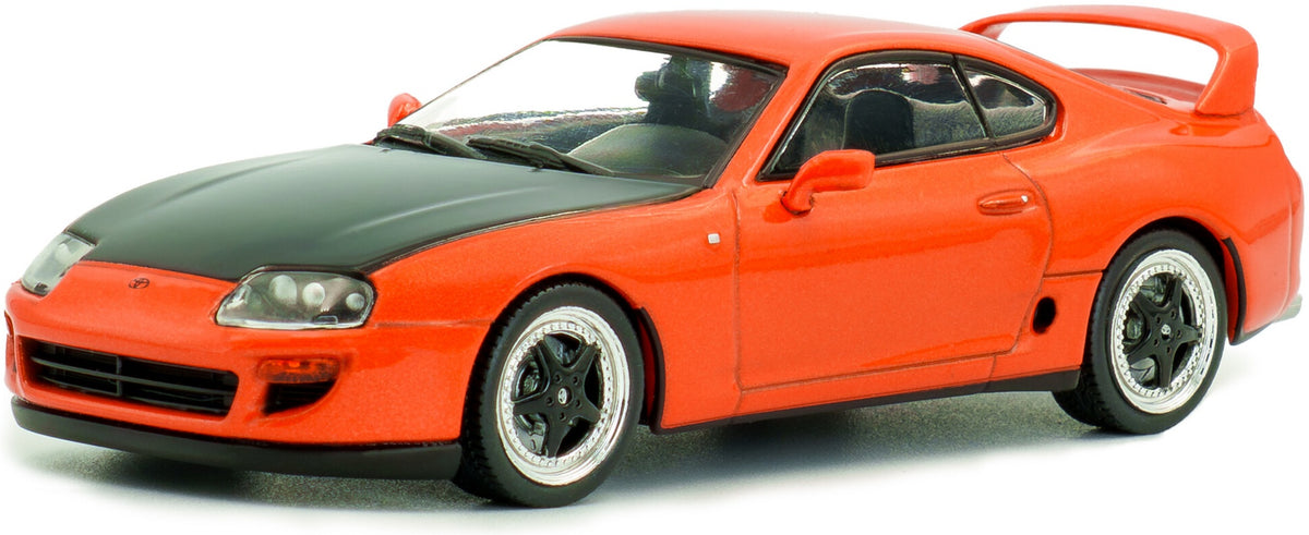 Toyota Supra MK.4 Orange Custom 2001 1:43 Solido Model
