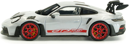 Porsche 992 GT3 RS Grey/Red 2023 1:43 Solido Model