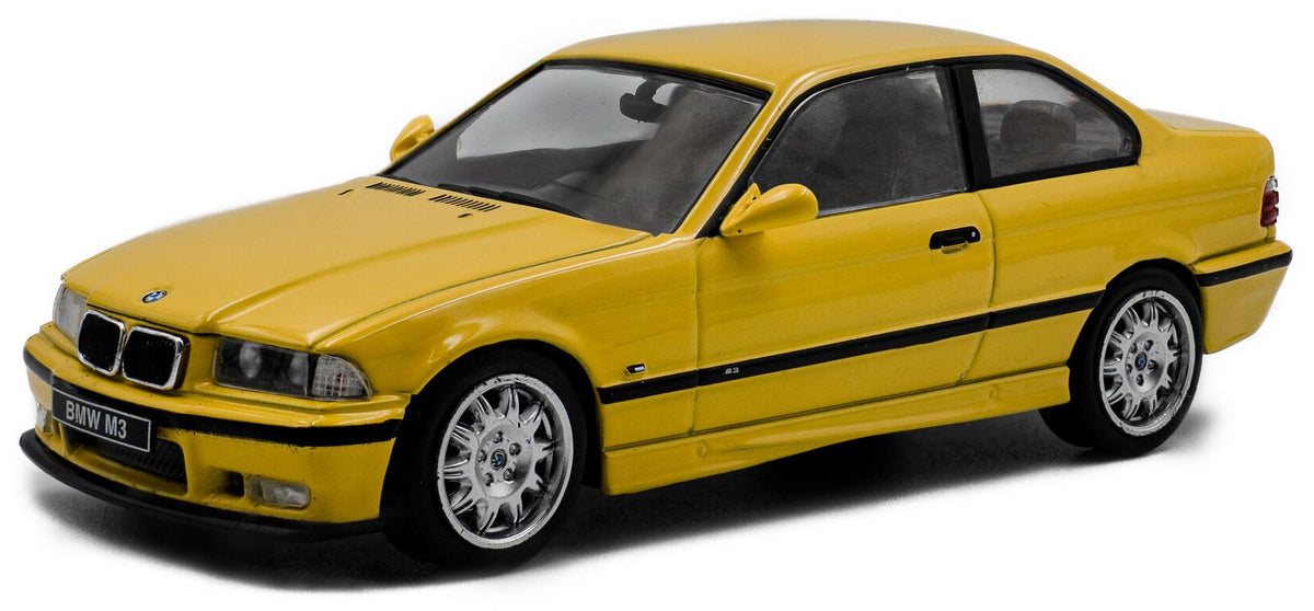 Available To Order – BMW E36 Coupe M3 Yellow 1999 1:43 Solido Model (SOL 4315203)