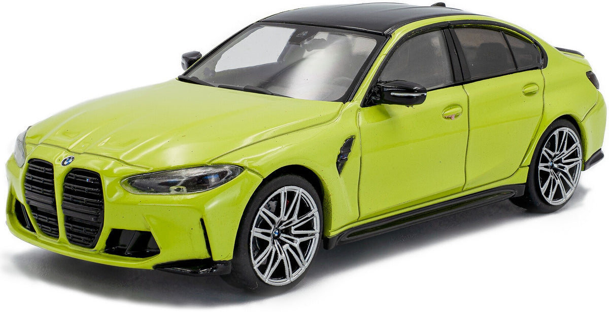 BMW M3 Competition Sedan Sao Paulo Yellow 2023 1:43 Solido Model