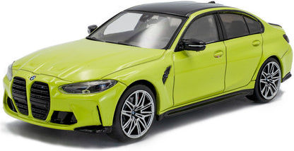 BMW M3 Competition Sedan Sao Paulo Yellow 2023 1:43 Solido Model