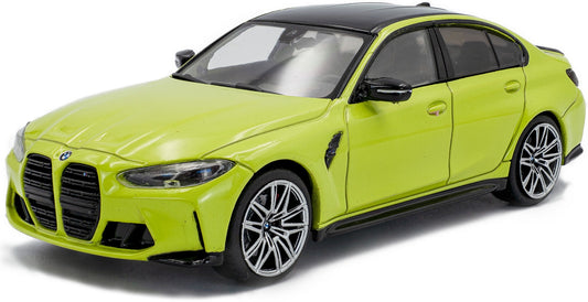 BMW M3 Competition Sedan Sao Paulo Yellow 2023 1:43 Solido Model