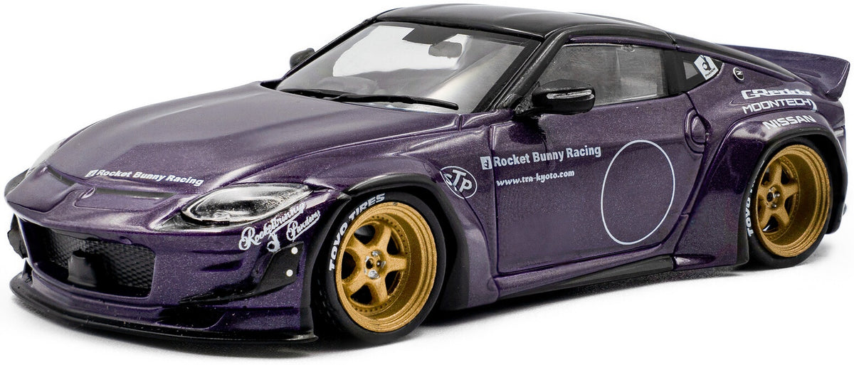 Nissan PANDEM Fairlady Z - Purple (400Z Rocket Bunny Bodyit) 2023 1:43 Solido Model