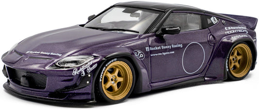 Nissan PANDEM Fairlady Z - Purple (400Z Rocket Bunny Bodyit) 2023 1:43 Solido Model