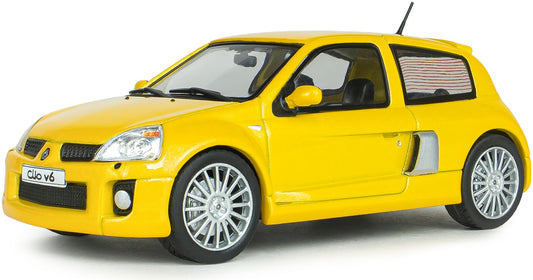 Renault Clio V6 PH.2 Jaune Sirius 2003 1:43 Solido Model