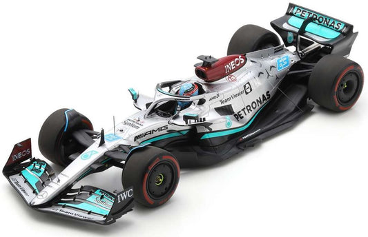 Available to Order – Mercedes AMG Petronas F1 W13 E Performance #63 1st Brazil GP 2022 G.Russell w/Board 1:18 (SPA 18S777)