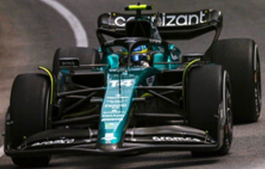 Available To Order – Aston Martin AMR23 #14 Aramco Cognizant F1 2nd Canada GP 2023 F.Alonso w/Pit Board 1:18 (SPA 18S956)