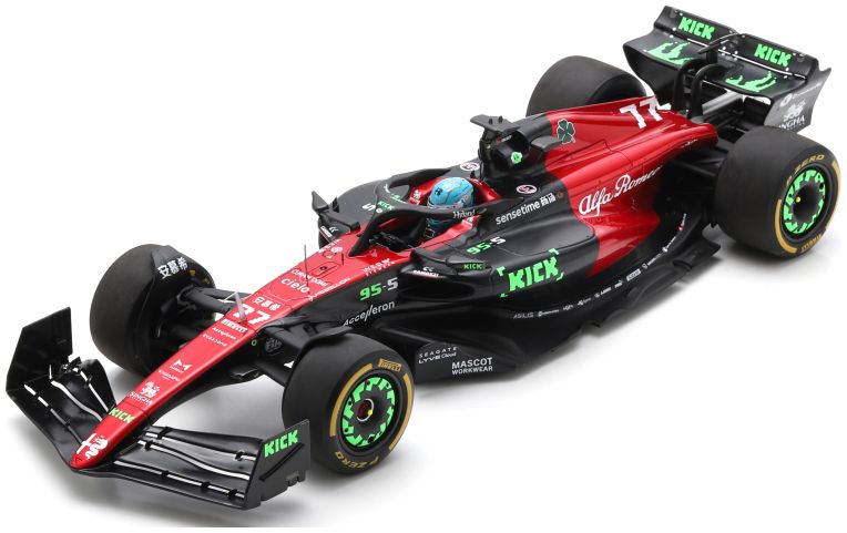 Available To Order – Alfa Romeo F1 Team Stake C43 #77 Belgian GP 2023 Valtteri Bottas 1:18 (SPA 18S962)