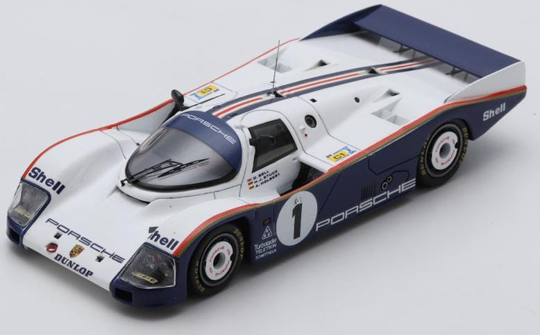 Available to Order – Porsche 962C 2.6L Turbo #1 Winner 24H Le Mans 1986 H-J.Stuck/D. Bell/A. Holbert 1:43 Spark Model (SPA 43LM86)