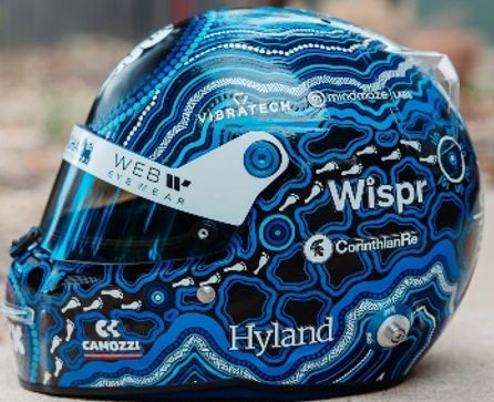 Alfa Romeo F1 Team Stake Valtteri Bottas Australian GP 2023 Helmet 1:5 Spark Model