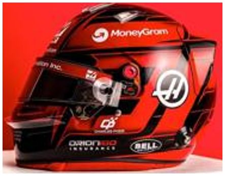 MoneyGram Haas F1 Team Esteban Ocon 2025 Helmet 1:5 Spark Model