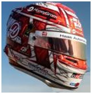 Available to Order – MoneyGram Haas F1 Team Esteban Ocon Japanese GP 2025 Helmet 1:5 Spark Model (SPA 5HF203)
