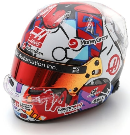 Available to Order – MoneyGram Haas F1 Team Esteban Ocon Miami GP 2025 Helmet 1:5 Spark Model (SPA 5HF210)