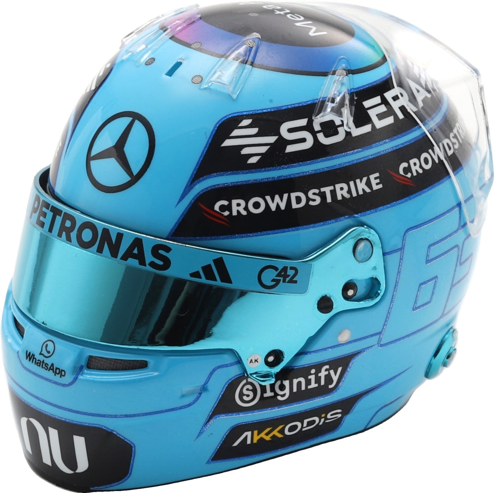 Mercedes AMG Petronas F1 Team George Russell Helmet 2026 1:5 Spark Model