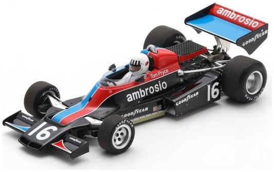 Shadow DN8 #16 Brazil GP 1977 Tom Pryce 1:43 Spark Model