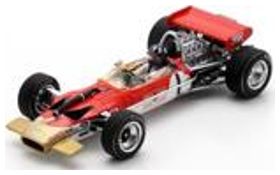 Lotus 49B #1 4th German GP 1969 Graham Hill 1:43 Spark Model