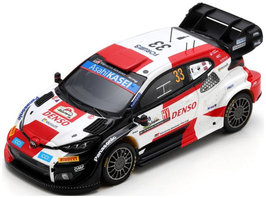 Available To Order – Toyota GR Yaris Rally1 Hybrid #33 Winner Rally Japan 2023 E. Evans/S. Martin 1:43 Spark Model (SPA S6731)