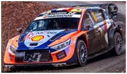 Available To Order – Hyundai i20N Rally1 #16 3rd Rally Monte Carlo 2025 A. Fourmaux/A. Coria 1:43 Spark Model (SPA S6907)