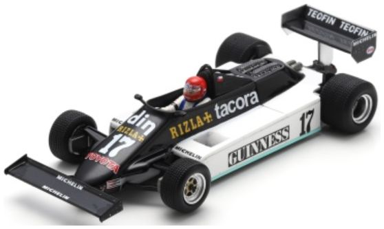 Available To Order – March 811 #17 San Marino GP 1981 Eliseo Salazar 1:43 Spark Model (SPA S7170)
