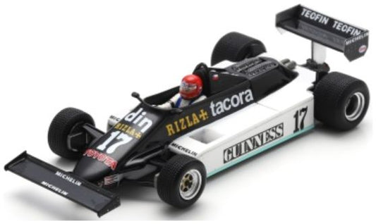March 811 #17 San Marino GP 1981 Eliseo Salazar 1:43 Spark Model