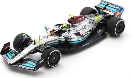 Available To Order – Mercedes AMG Petronas F1 W13 E Performance #44 Miami GP 2022 Lewis Hamilton 1:43 Spark Model (SPA S8536)